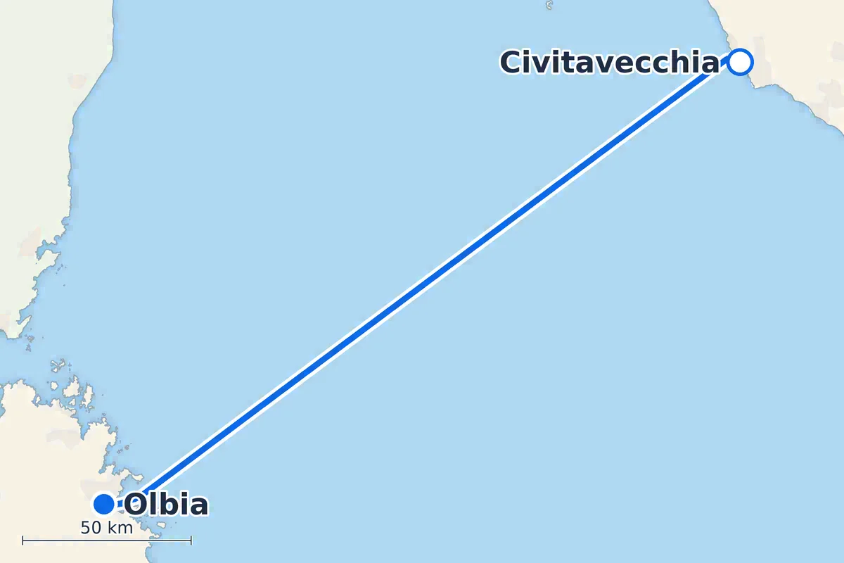 Civitavecchia - Olbia